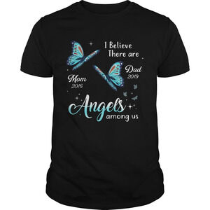 Angels Among Us Butterfly Memorial Personalized Shirt